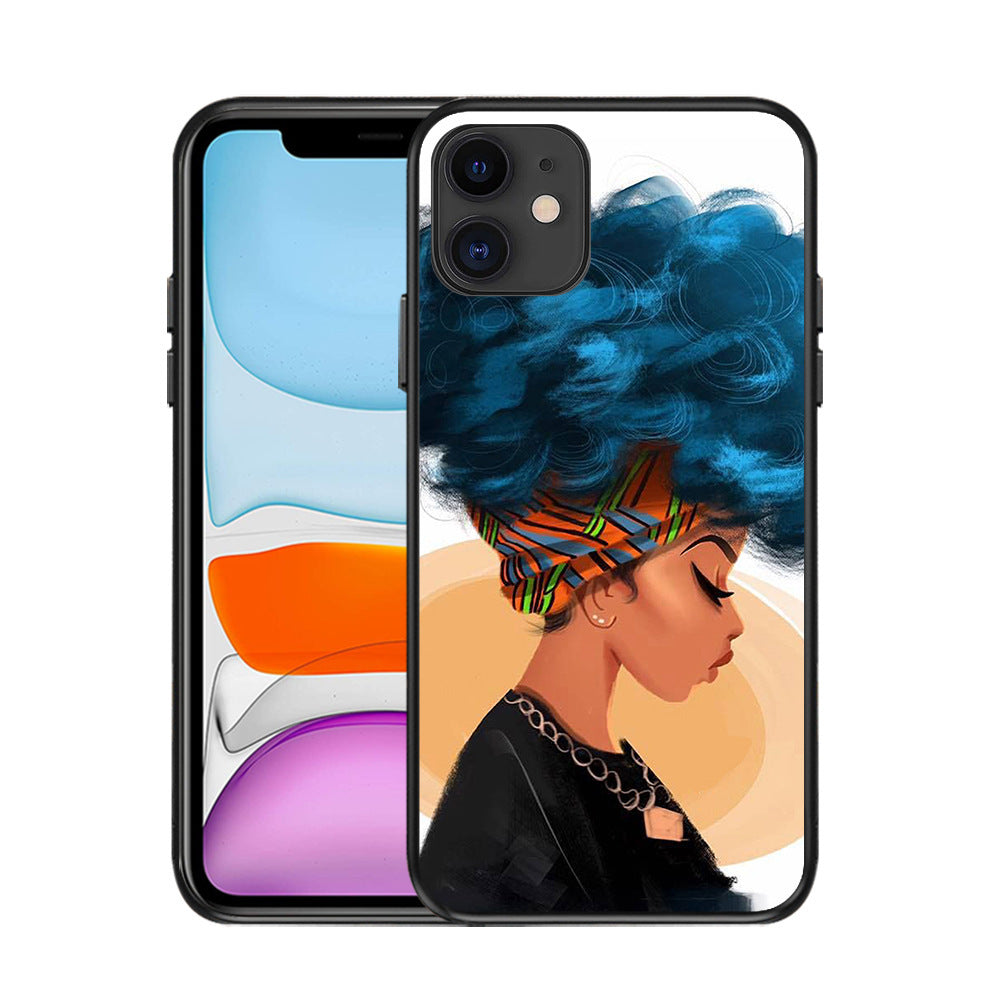 Black girl phone case Black girl phone case